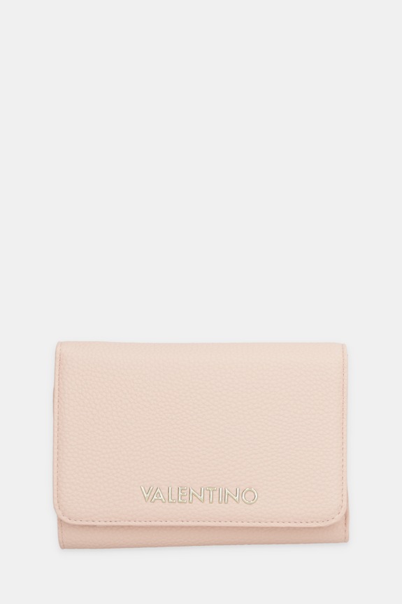 Peňaženka Valentino Bags imitácia kože béžová VPS7LX43