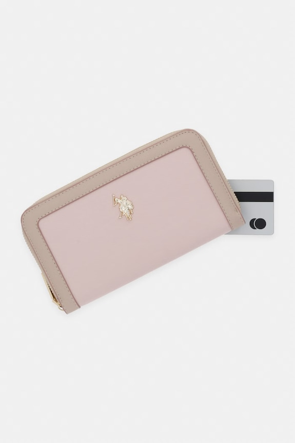 U.S. Polo Assn. portfel damski Houston różowy WEUHU6384WZC