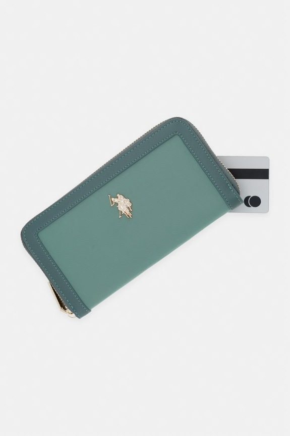 U.S. Polo Assn. Portofel de damă Houston turcoaz WEUHU6384WZC