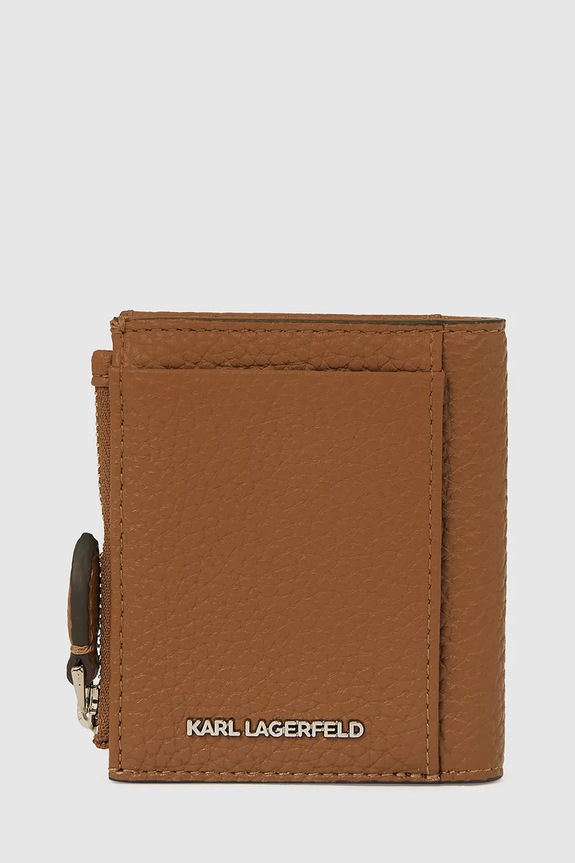 Πορτοφόλι Karl Lagerfeld IKON A4W32005 καφέ AW25