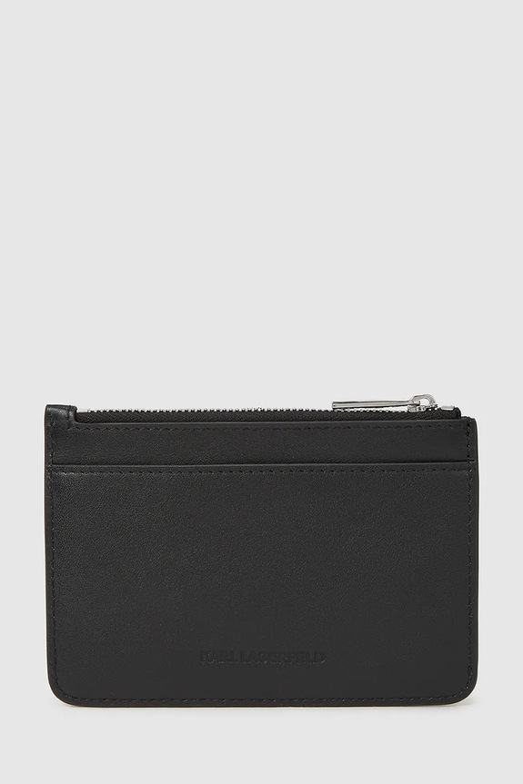 Кожаный кошелек Karl Lagerfeld IKON A4W32028 чёрный AA00