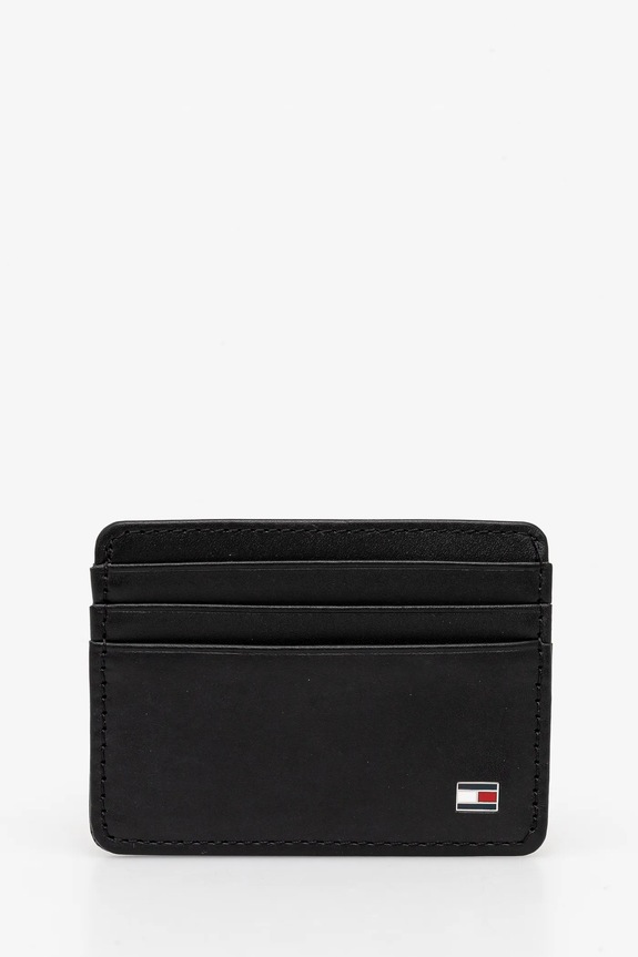 Tommy Hilfiger usnjena denarnica Eton črna AM0AM00653
