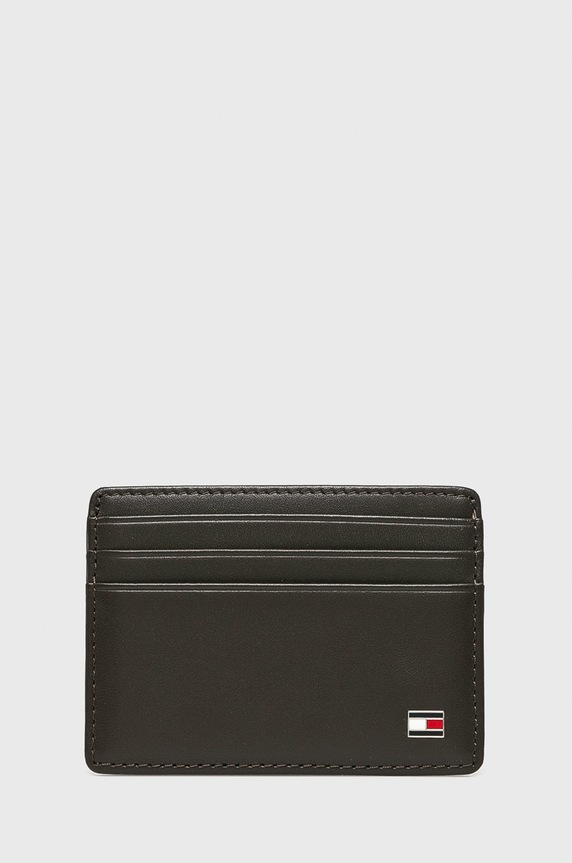 Tommy Hilfiger - Portfel skórzany Eton AM0AM00653 brązowy AM0AM00653