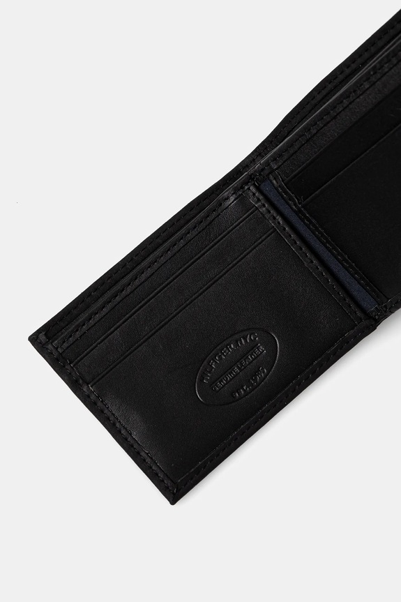 Tommy Hilfiger - Δερμάτινο πορτοφόλι Johnson Mini AM0AM00662 μαύρο AA00