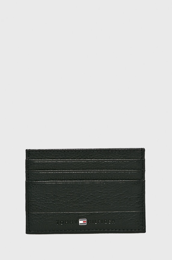 Tommy Hilfiger - Kožená peňaženka čierna AM0AM02395