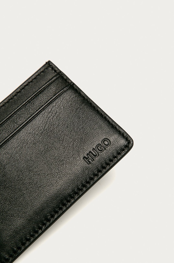 HUGO portofel de piele 50317307 negru AA00