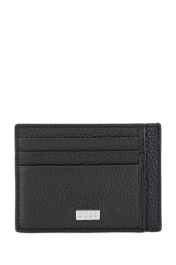 BOSS Portfel skórzany 50441034.NOS skóra licowa czarny 50441034.NOS