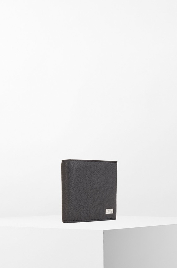 BOSS Portfel skórzany 50441037.NOS czarny 50441037.NOS