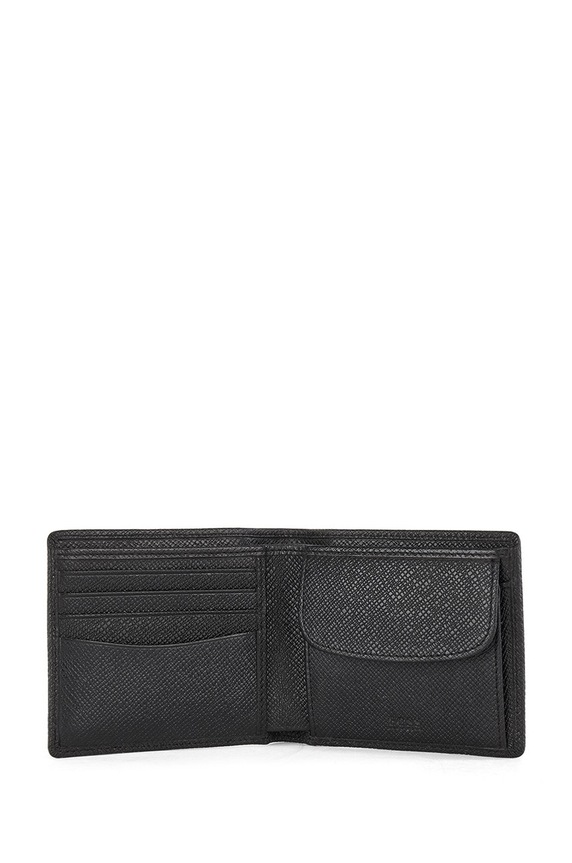 Akcesoria BOSS Portfel skórzany 50452067.NOS 50452067.NOS czarny