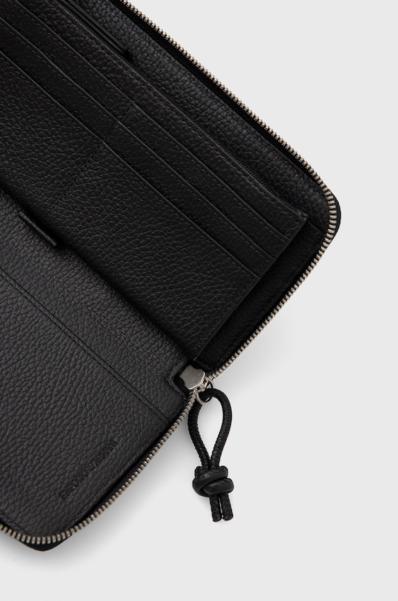 Doplnky Kožená peňaženka Emporio Armani Y4R169.Y068E.NOS čierna