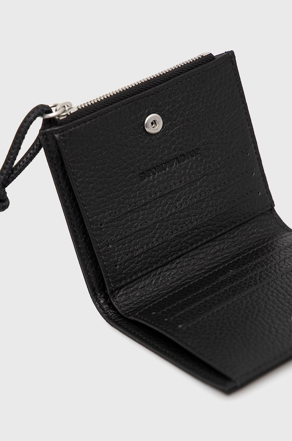 Emporio Armani portofel de piele Y4R262.Y068E.NOS negru AA00