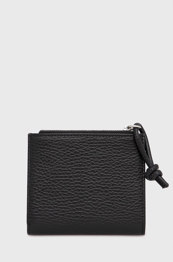 Accesorii Emporio Armani portofel de piele Y4R262.Y068E.NOS negru
