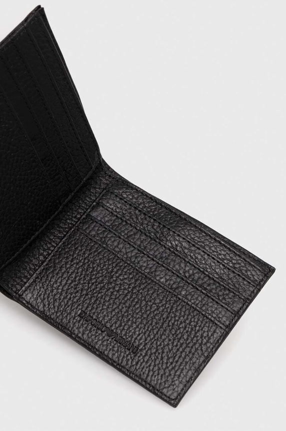 Doplnky Kožená peňaženka Emporio Armani Y4R168.Y068E.NOS čierna