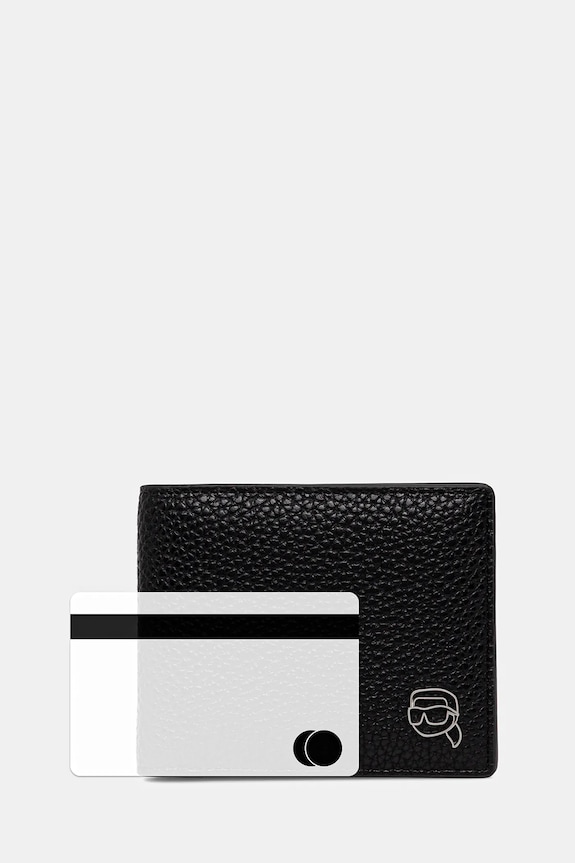 Karl Lagerfeld portofel K/ICON negru A3M32056