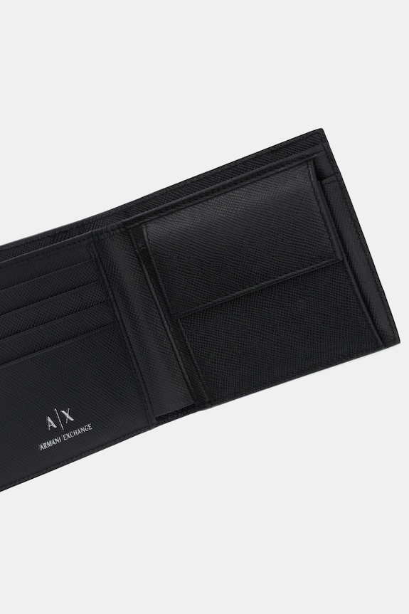 Armani Exchange portofel de piele negru XM000167.AF12702.NOS