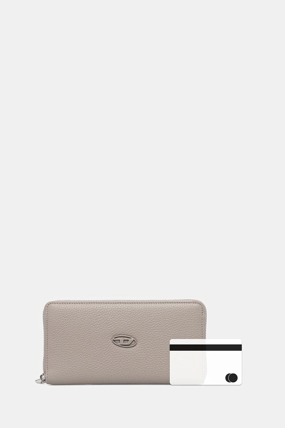 Kožená peňaženka Diesel HISSU EVO CONTINENTAL ZIP X09015.P0685