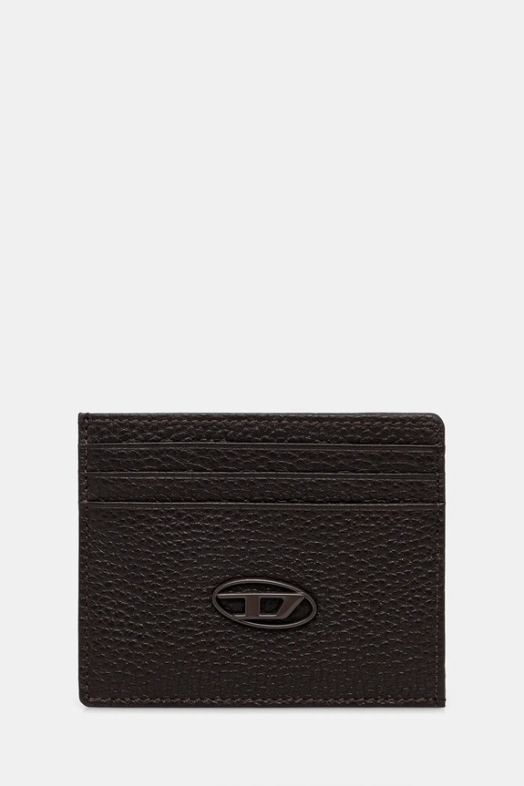 Diesel carcasă din piele HISSU EVO CARD CASE husă de card maro X09018.P0685
