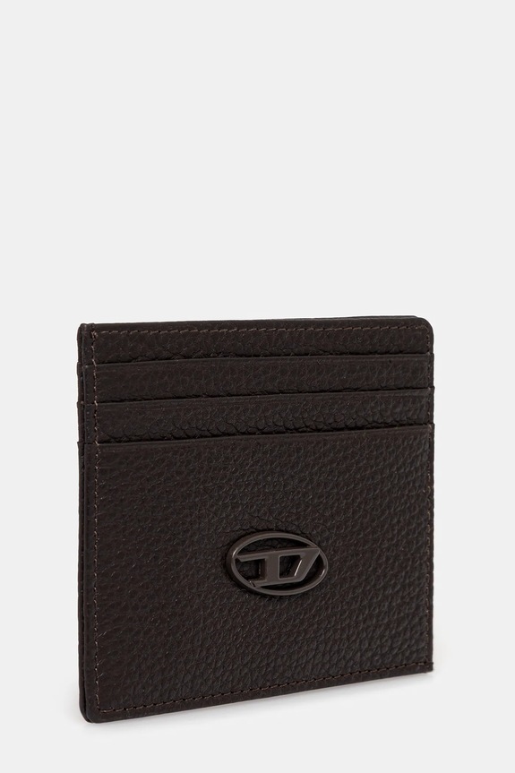 Diesel carcasă din piele HISSU EVO CARD CASE X09018.P0685 maro AA00