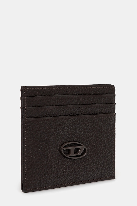 Diesel carcasă din piele HISSU EVO CARD CASE X09018.P0685 maro AA00