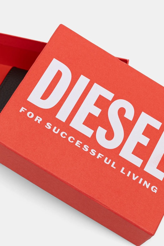 Diesel portfel skórzany HISSU EVO HISSU EVO X10300.P0685 brązowy