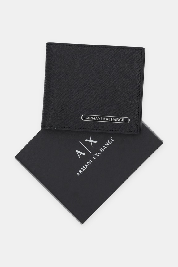 Кожаный кошелек Armani Exchange XM000168.AF12702.NOS чёрный