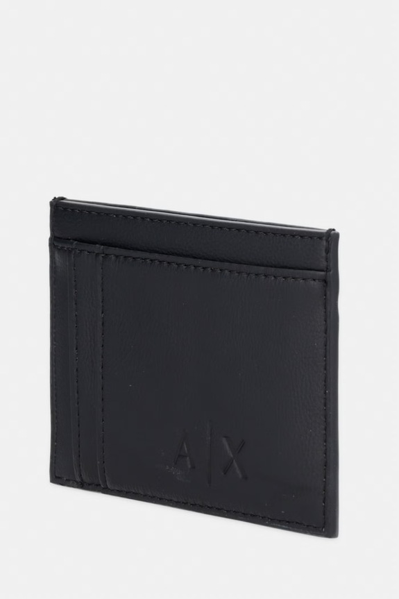 Armani Exchange etui na karty męskie XM000169.AF22654.NOS czarny AA00