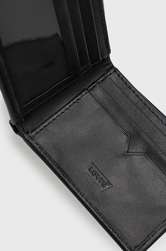 Doplňky Kožená peněženka Levi's D5489.0002 černá