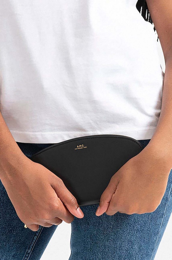 A.P.C. leather wallet Demi Lune PXAWV.F63218