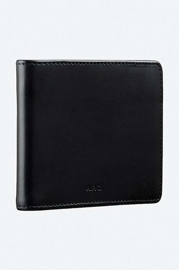 A.P.C. leather wallet Aly PXAWV-H63153 BLACK black PXAWV.H63153