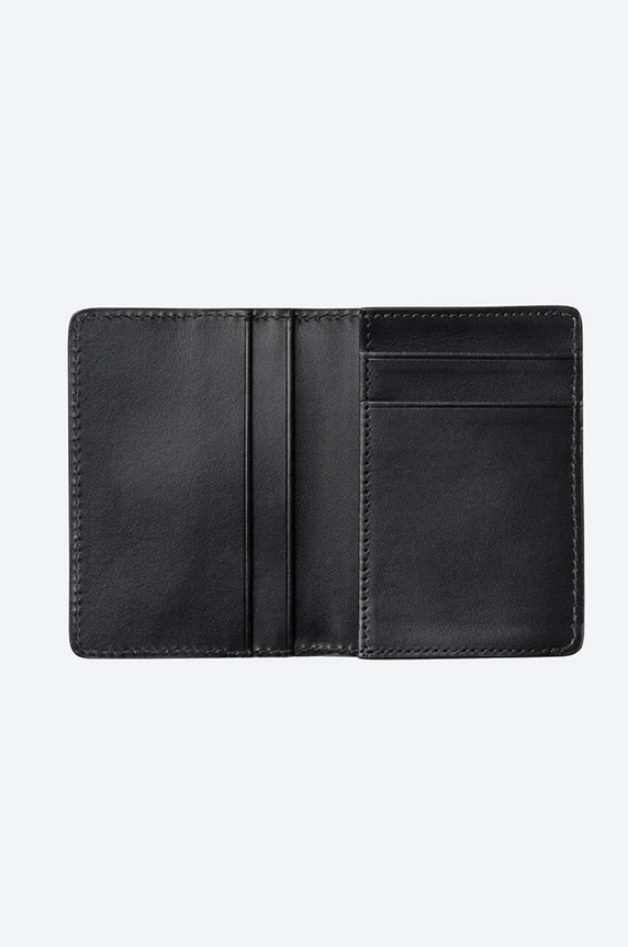 A.P.C. carcasă din piele Stefan negru PXAWV.H63158