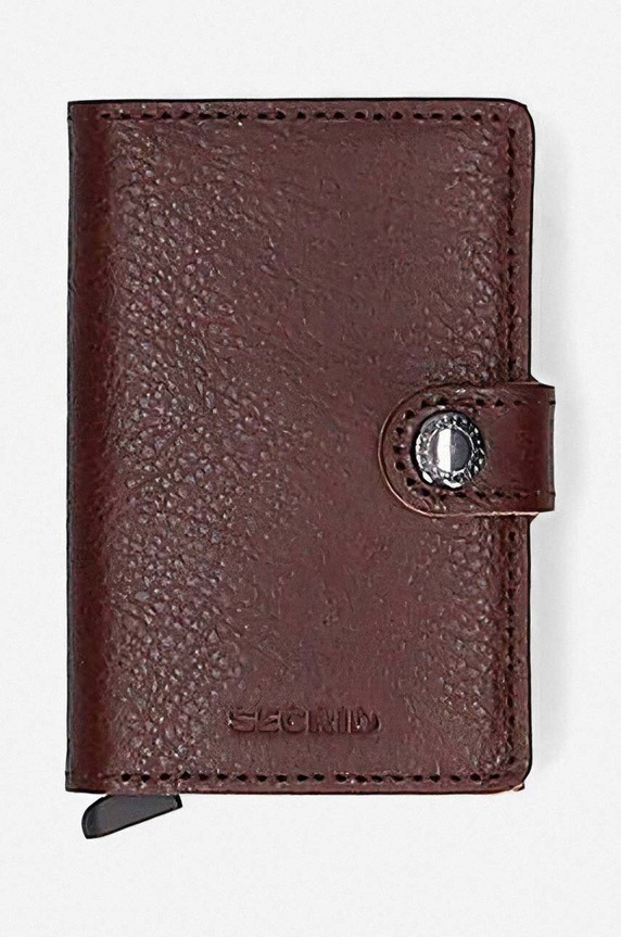 Secrid wallet grain leather maroon MVG.ESPRESSO.BROWN