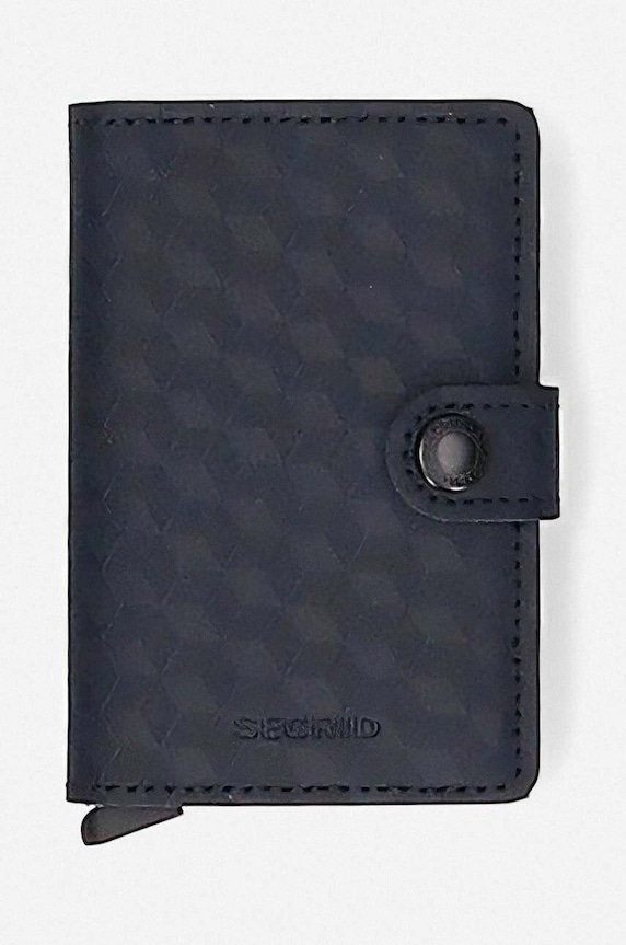 Secrid portofel piele negru MOP.BLACK.TITANIUM