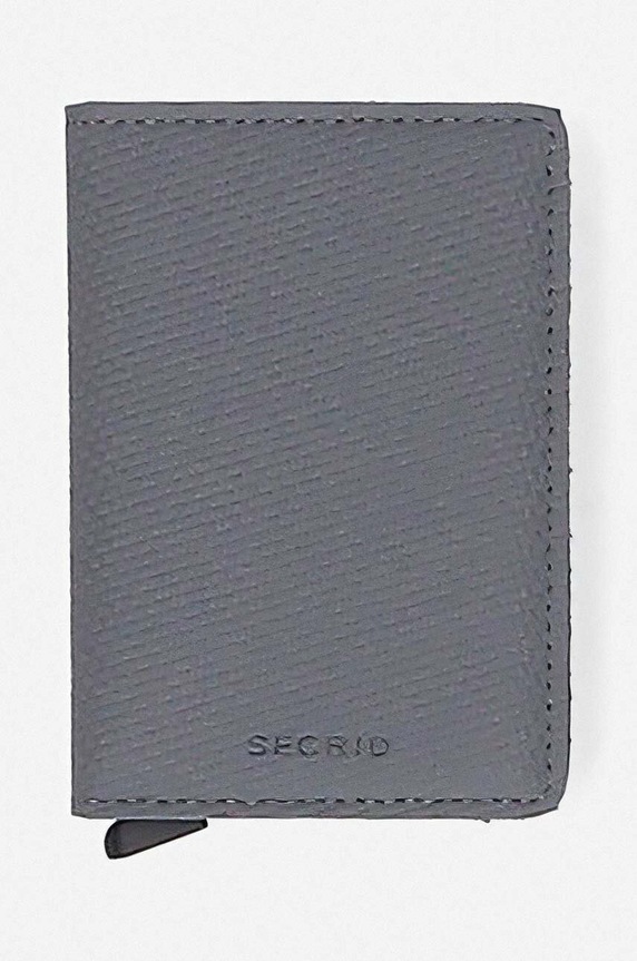 Secrid portofel piele gri SCA.COOL.GREY