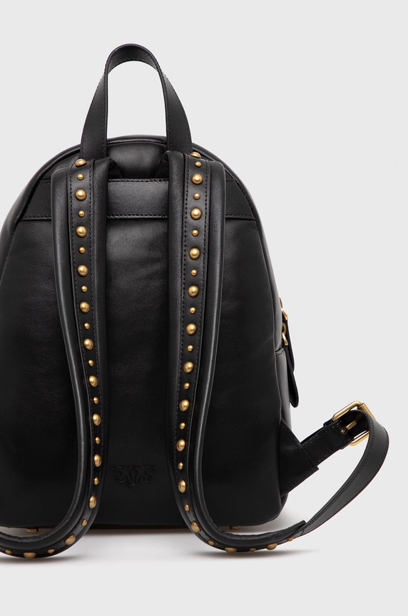 Pinko Plecak skórzany SPEC PROD czarny 1N20DB.Y7QE