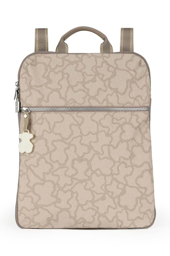 Tous zaino stampa all-over beige 2001038148
