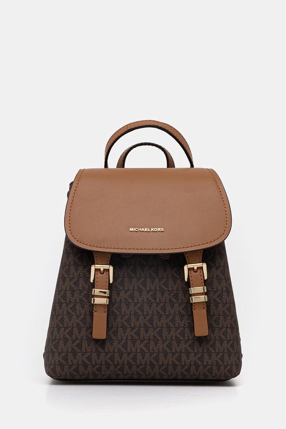 MICHAEL Michael Kors zaino stampa all-over marrone 30T5GQNB0B
