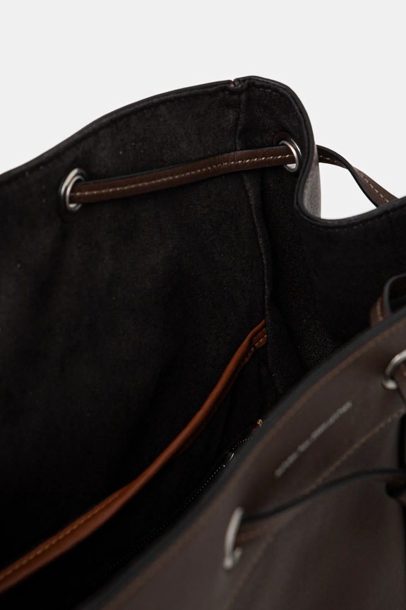 Kožni ruksak Coach CV982 smeđa