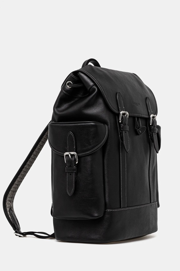 Coach plecak skórzany CV982 czarny AA00