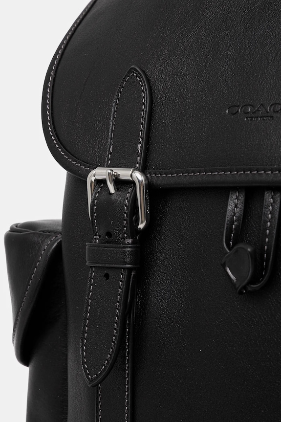 Coach plecak skórzany czarny CV982