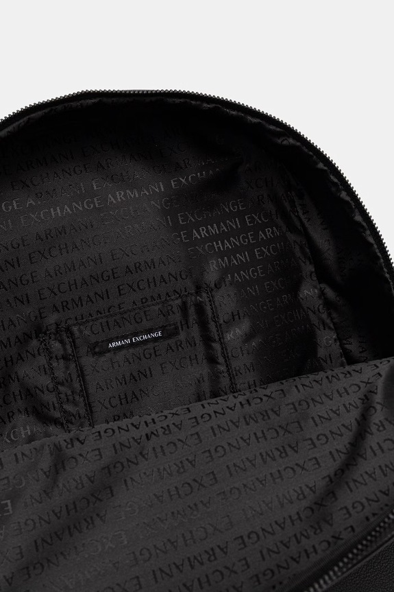 Armani Exchange plecak męski z imitacji skóry XM002582.AF22651.NOS czarny