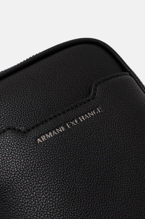 Armani Exchange saszetka męska z imitacji skóry XM002587.AF22651.NOS czarny AA00