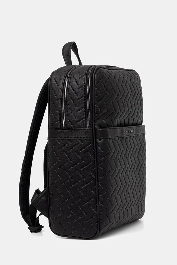 Armani Exchange plecak męski z imitacji skóry XM002596.AF22652.NOS czarny AA00
