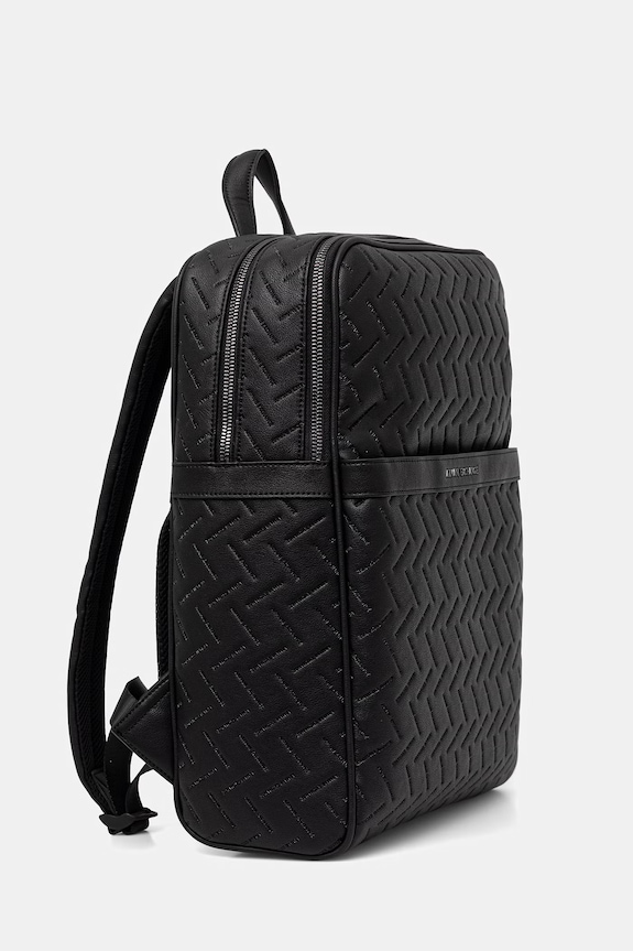 Armani Exchange plecak męski z imitacji skóry XM002596.AF22652.NOS czarny AA00