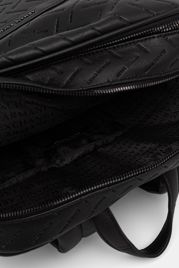 Armani Exchange plecak męski z imitacji skóry XM002596.AF22652.NOS czarny