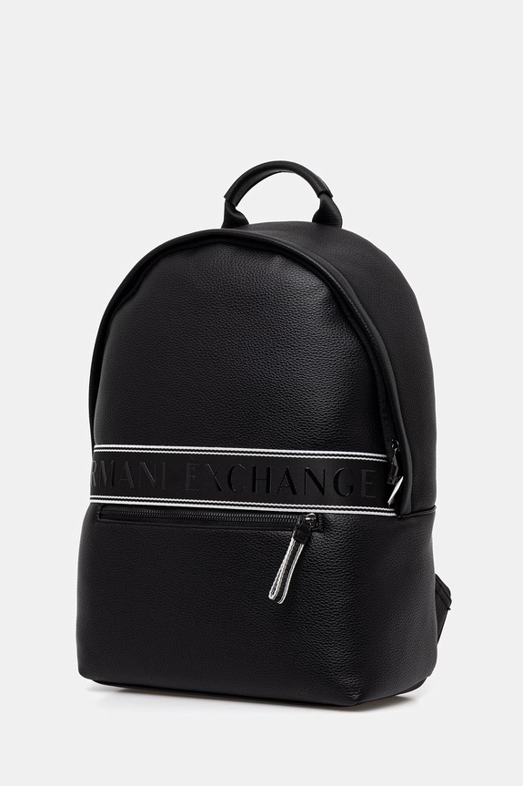 Armani Exchange plecak męski z imitacji skóry XM002609.AF22662.NOS czarny AA00