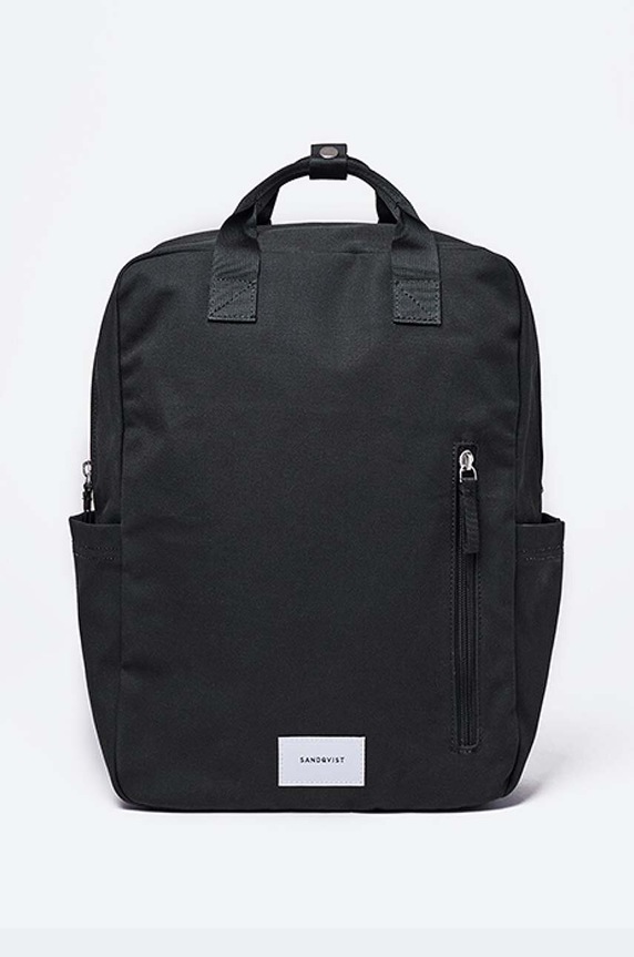 Sandqvist backpack Knut plain black SQA1814