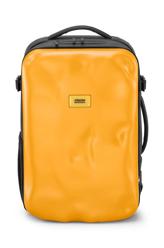 Crash Baggage plecak ICONIC 46x32x20 cm mieści A4 żółty CB310