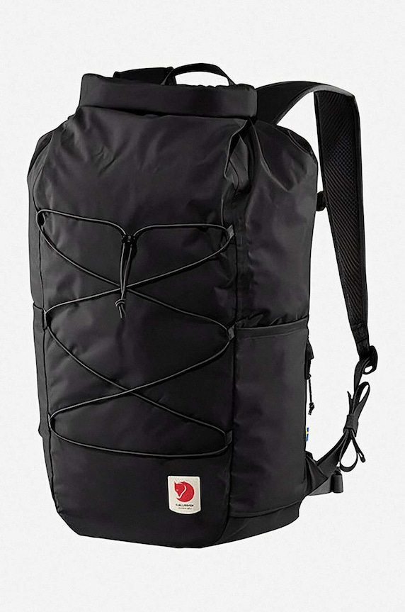 Fjallraven plecak High Coast Rolltop mieści A4 czarny F23224.550