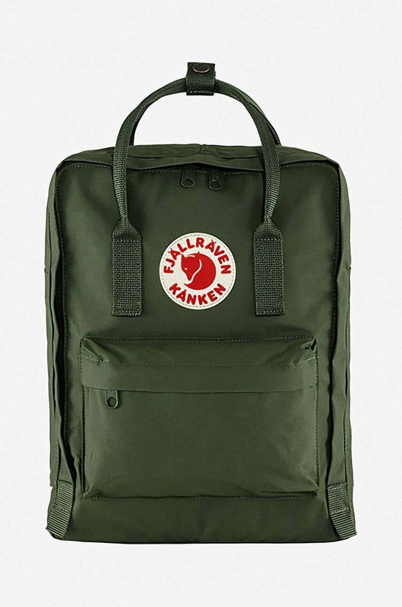 Fjallraven plecak Kanken tekstylny zielony F23510.660