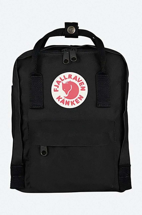 Σακίδιο πλάτης Fjallraven Kanken Mini υφασμάτινο μαύρο F23561.550